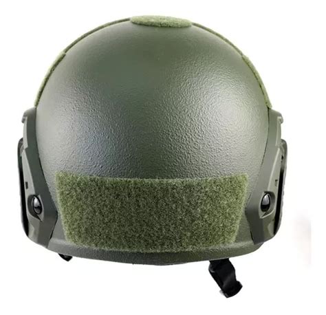 Casco Kevlar Militar Bal Stico Fast Nivel Iii A Verde En Venta En