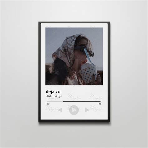 Olivia Rodrigo Deja Vu Poster - Etsy