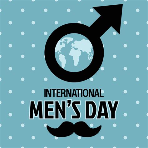 international men's day poster, flat style vector. design for poster ...