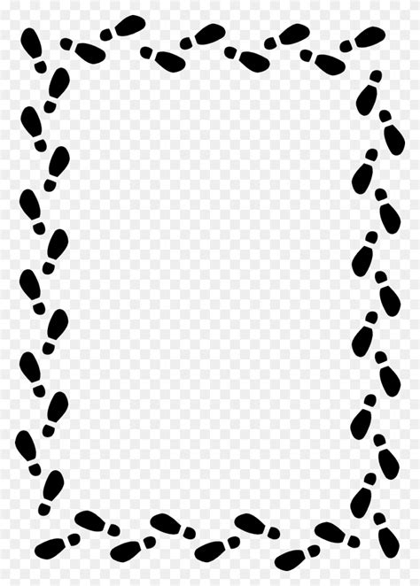 Clipart Border Footprint - Animal Footprints Clipart – Stunning free transparent png clipart ...