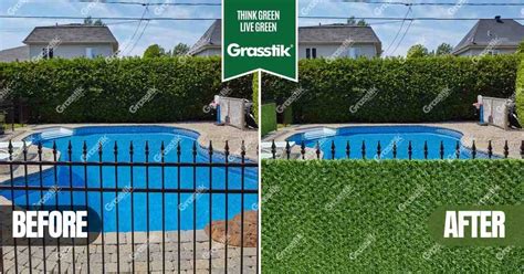 Artificial Grass Fences Privacy And Style In One Grasstik