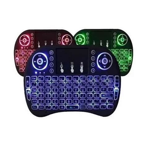 Mini Teclado Sem Fio Wireless Touch Pad Universal Console Pc Luz