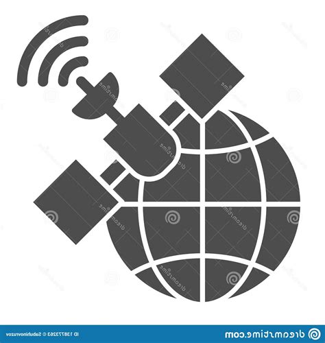 Gps Satellite Icon At Vectorified Collection Of Gps Satellite