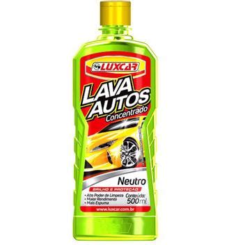 Lava Autos Neutro Concentrado 500ml Luxcar Shampoo Automotivo