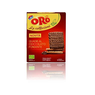 Oro Saiwa Le Selezioni Bio Quadri Al Cioccolato Fondente