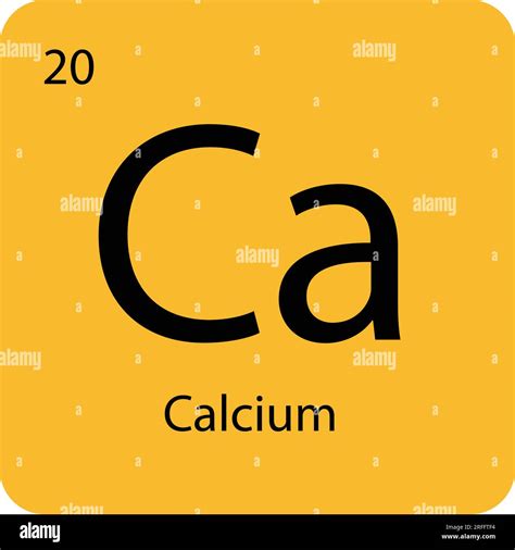 Calcium Symbol Icon Vector Illustration Design Stock Vector Image Art