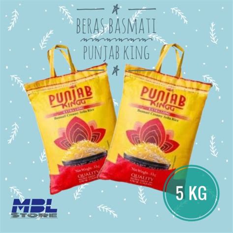 Beras Basmati Punjab King Premium Kg Lazada Indonesia