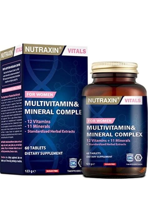 Nutraxin Vitals Women S Multivitamin Complex Tablet Fiyat