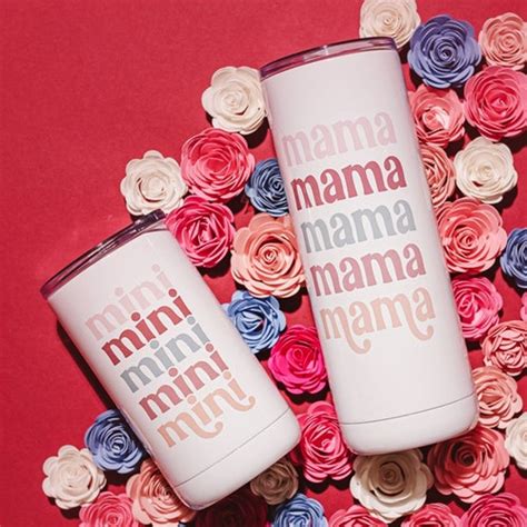 Mommy And Daughter Tumbler Set Mommy And Me Tumblers Etsy