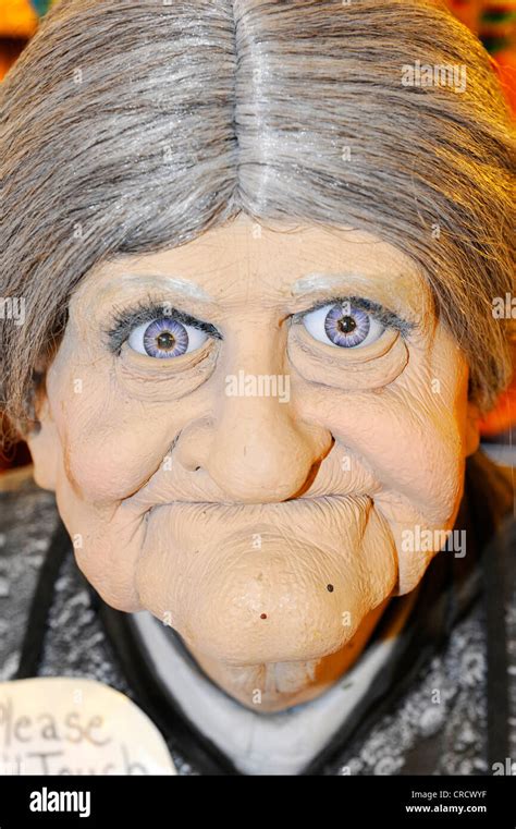 Plastic Ugly Face Of A Senior Woman Stock Photo 48841619 Alamy