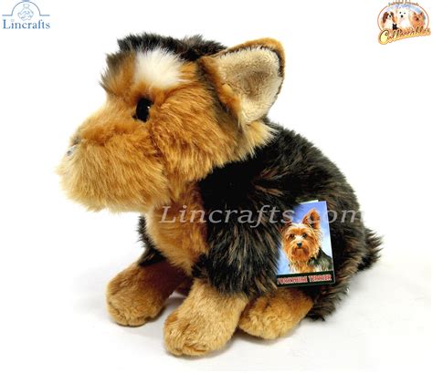 Soft Toy Yorkshire Terrier Puppy Dog by Faithful Friends (22cm)H FYT03 ...