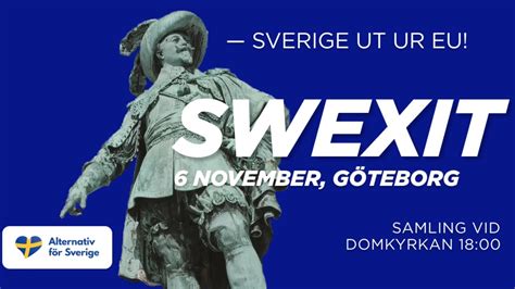 SWEXIT Fackeltåg i Göteborg med Alternativ för Sverige YouTube