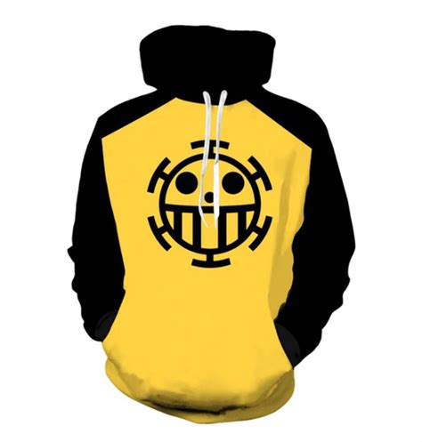 One Piece Trafalgar Law Yellow Hoodie Hobby Zone