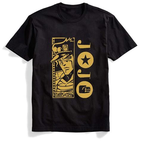 Camisa Camiseta Básica Unissex JoJo s Bizarre Adventure Shopee Brasil