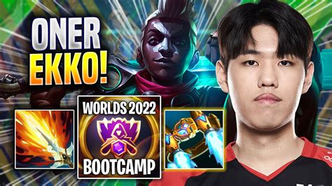 ONER LITERALLY GOD MODE WITH EKKO T1 Oner Plays Ekko JUNGLE Vs Kha