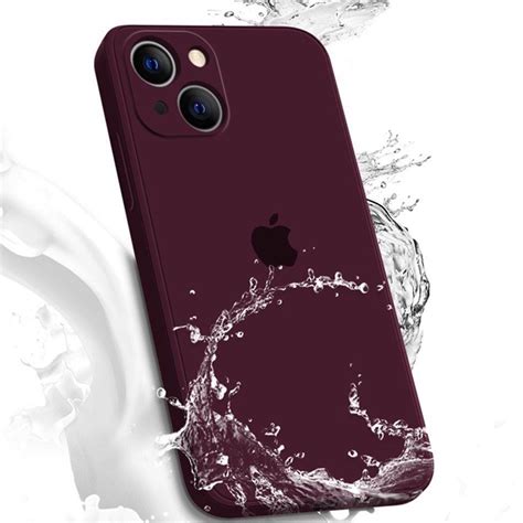 Apple Iphone Liquid Silicone Case Sleek Matte Mobile Phones