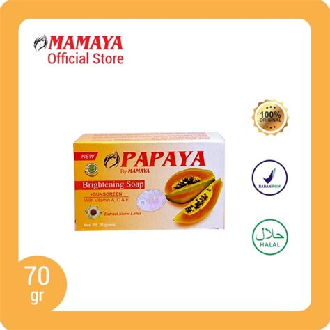 Jual Mamaya Gram Mamaya Sabun Papaya Brightening Soap Shopee Indonesia