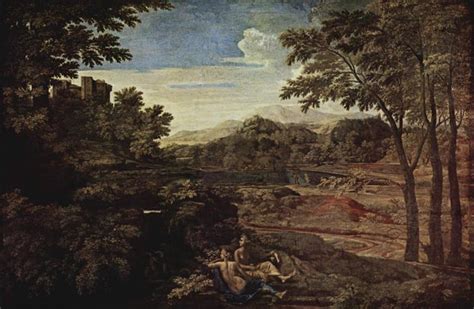 Landscape with a Man Killed by a Snake, 1648 - Nicolas Poussin ...