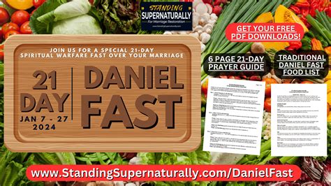 The Day Spiritual Warfare Daniel Fast