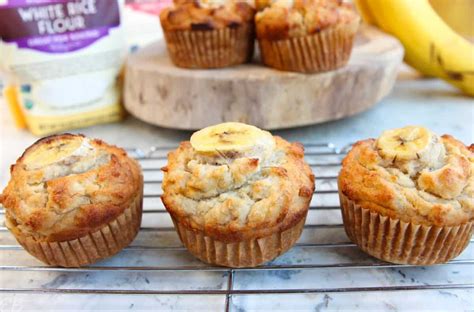 rice flour banana muffins gluten  eat beautiful