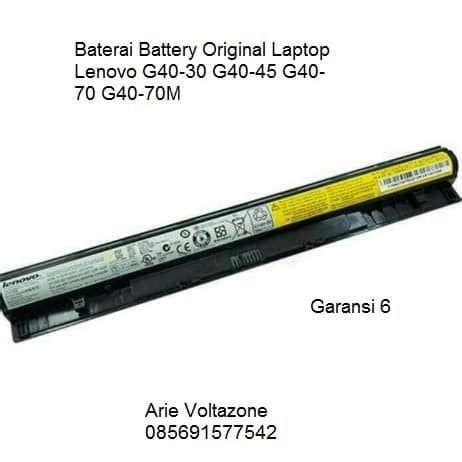 Jual Baterai Battery Original Laptop Lenovo G40 30 G40 45 G40 70 G40