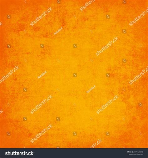 Abstract Orange Background With Vintage Grunge Background Texture