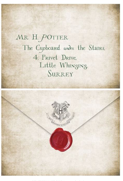 Sobre Carta De Harry Potter Harry Potter Invitations Harry Potter