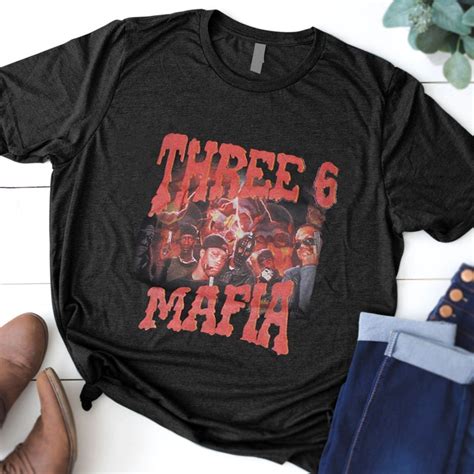 Three 6 Mafia Live By Yo Rep Album Shirt Hip Hop Band Etsy