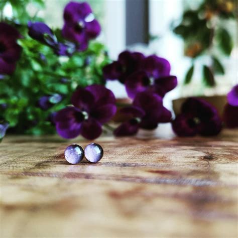 Violet Earrings – Birch Artisan Studio