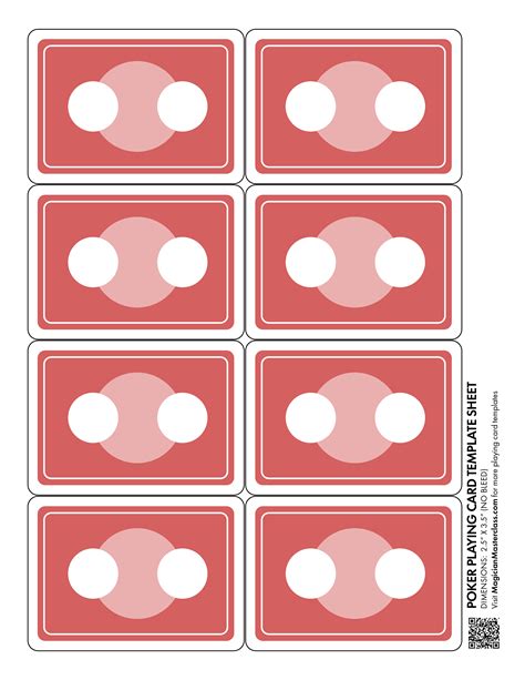 Blank Playing Card Template