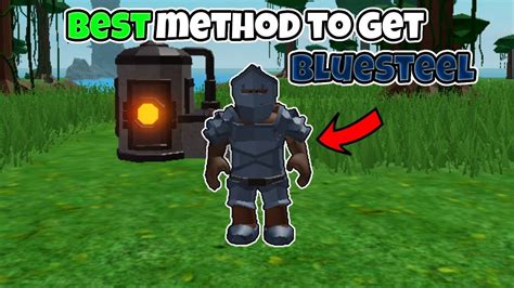 Roblox The Survival Game Best Methods To Get Bluesteel Youtube