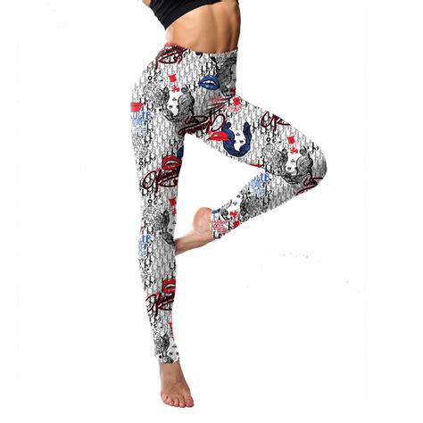 Chinese Cheap Modern Girl Lips Printed Leggings China Leggings