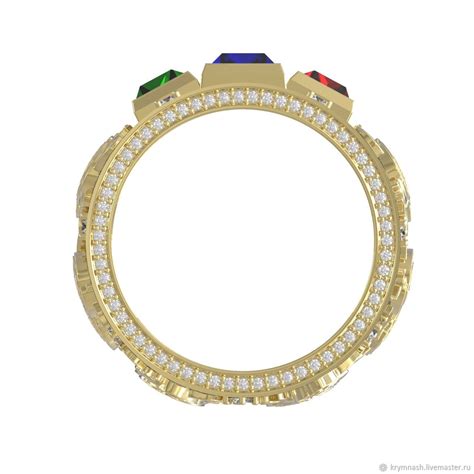 Золотое кольцо "П.Роза" со шпинелью и бриллиантами – заказать на ...