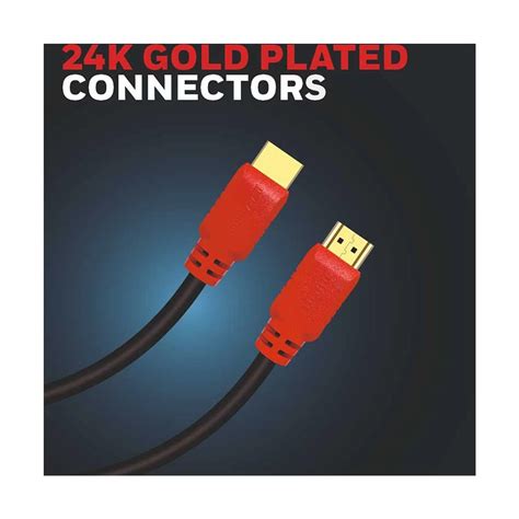 Honeywell Hdmi Male To Male Black Red Cable Price In Bd Ryans