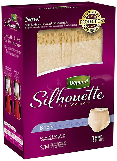 Depend Silhouette for Women Maximum Absorbency Small/Medium Briefs - Shop Incontinence at H-E-B