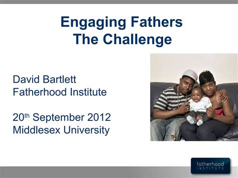 Engaging Dads: Fatherhood Institute Seminar | PPT