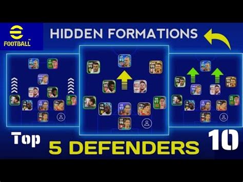 All Formation Update This Week Efootball 2023 5 Defender Formation