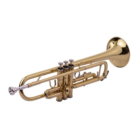 Muslady Standard Bb Brass Trumpet Wind Instrument with Mouthpiece Carry ...