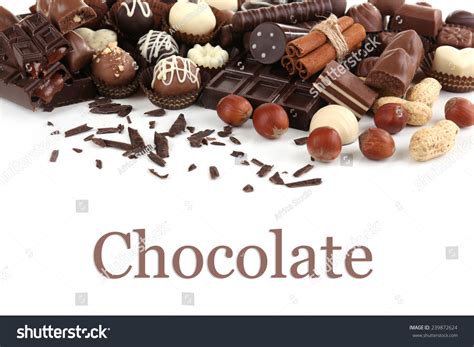 Powerpoint Template Confectionery Delicious Chocolate Candies On