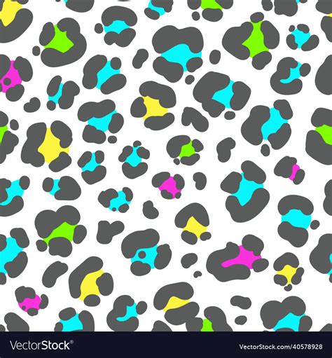 Colorful Neon Cheetah Print