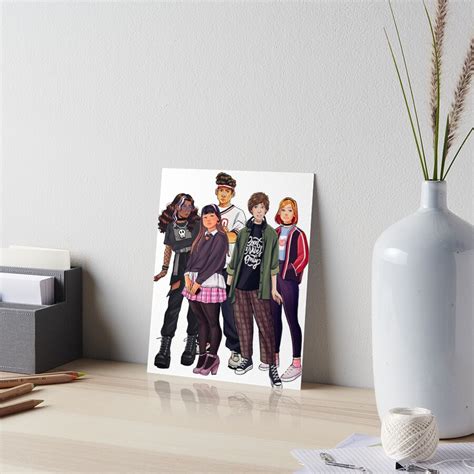 Turning Red Gang Art Board Print For Sale By Gigislab Redbubble