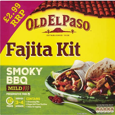 Old El Paso Fajita The Kit Smoky Bbq 500g Bb Foodservice