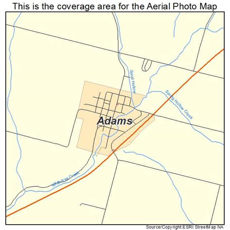 Aerial Photography Map Of Adams Or Oregon