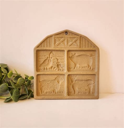 Farmyard Friends Cookie Mold By Pampered Chef Usa Vintage Barn