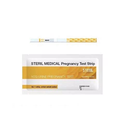 Jual Tes Hamil Strip Steril Tes Kehamilan Hcg Urine Pregnancy Test