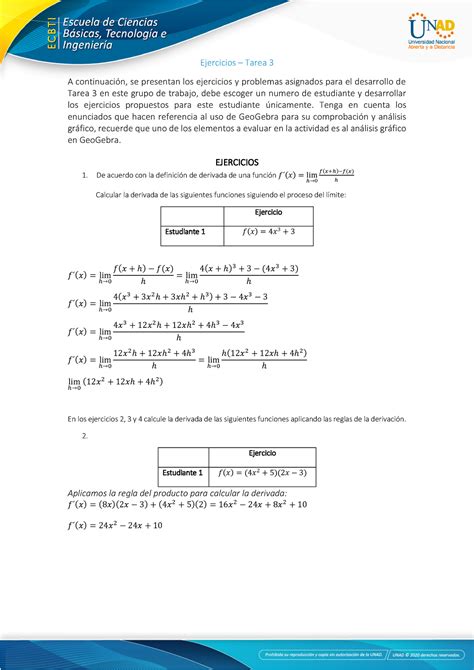 Ejercicios Tarea 3 Solange Suaterna Ejercicios Tarea 3 A