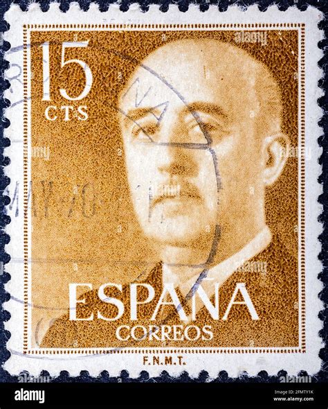 Spain Circa A Stamp Printed In Spain Shows Francisco Franco