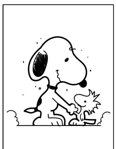 Disegni Di Snoopy Da Colorare