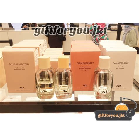 Jual Parfum Zara Fields At Nightfall Cashmere Rose Fabulous Sweet Deep Garden Nude Bouquet