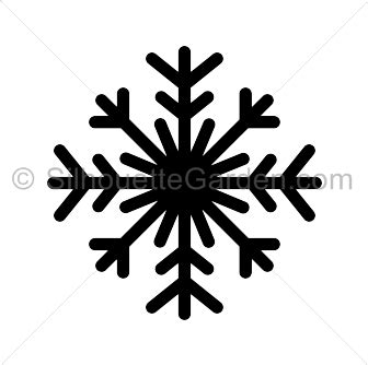 Snowflake Silhouette